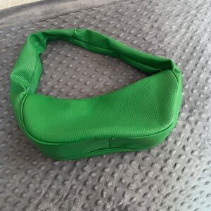 Green shoulder bag